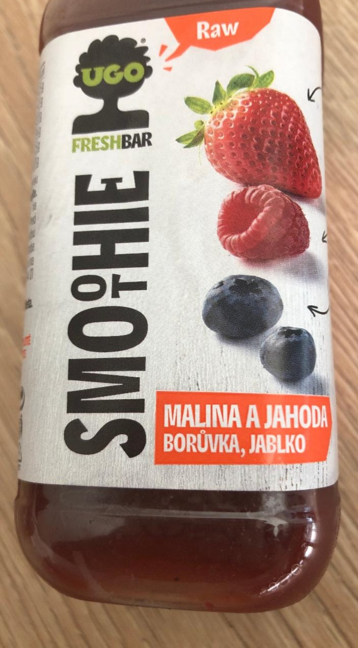 Fotografie - UGO Smoothie malina a jahoda