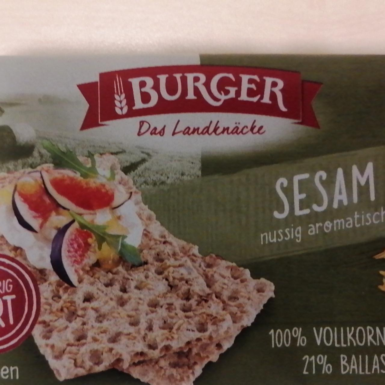 Fotografie - Sesam Burger Das Landknäcke