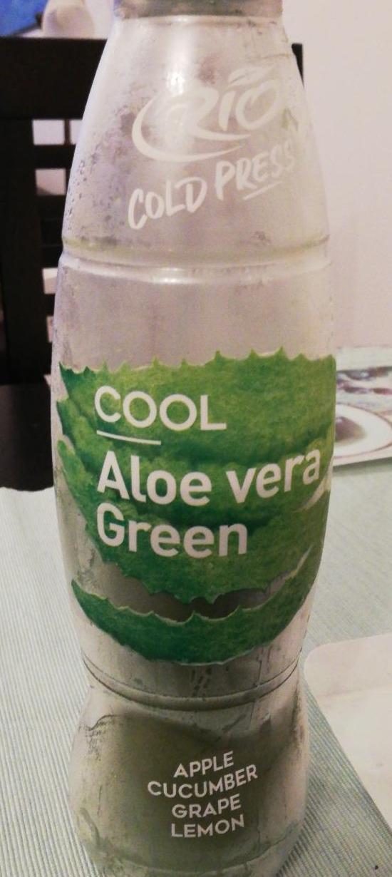 Fotografie - Rio cold press cool aloe vera green