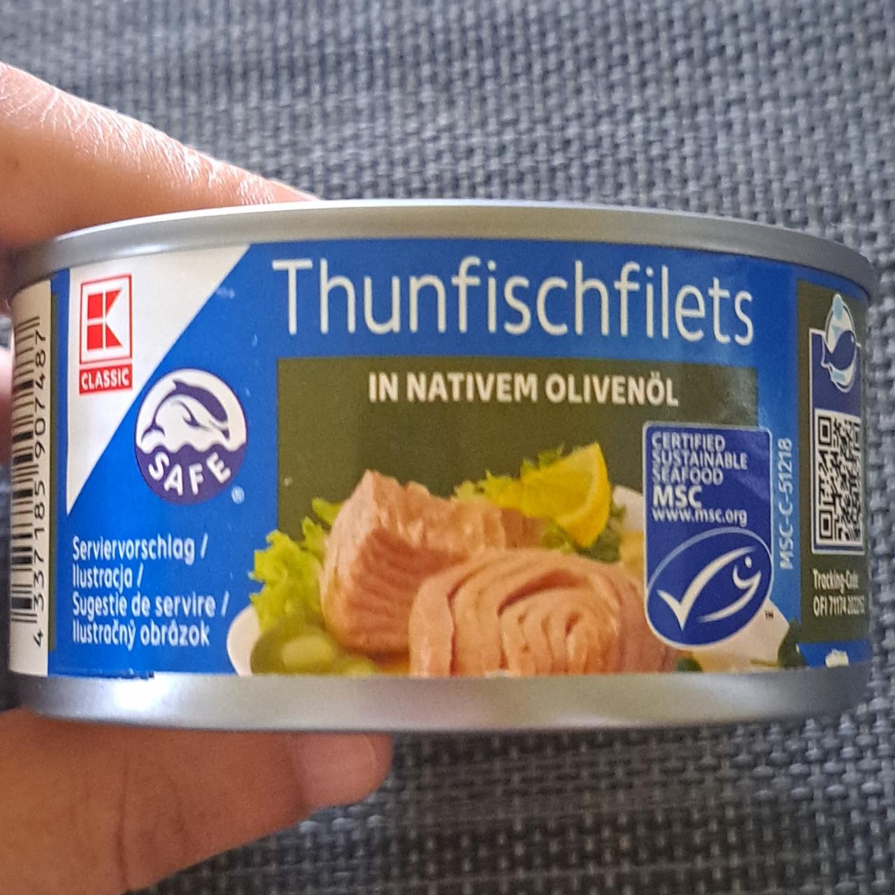 Fotografie - Thunfischfilets in nativem olivenöl K-Classic