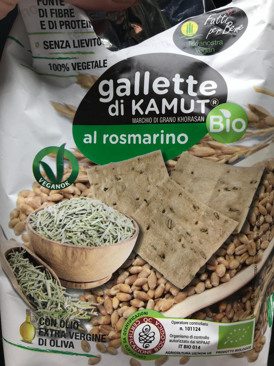 Fotografie - gallette di kamut al rosmarino