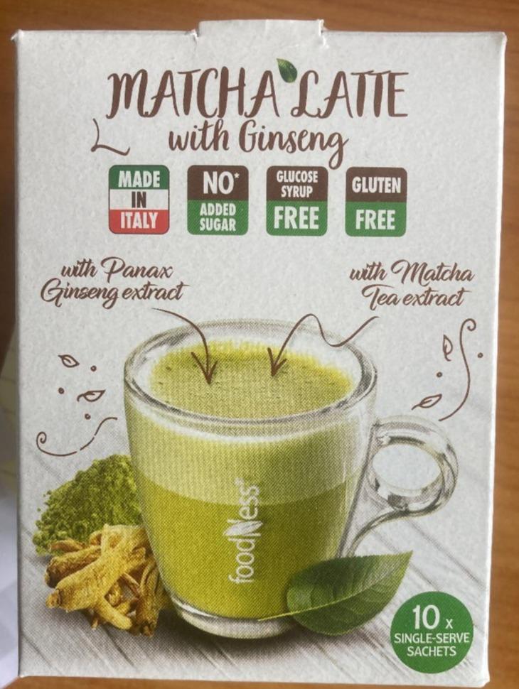 Fotografie - Matcha latte with Ginseng FoodNess