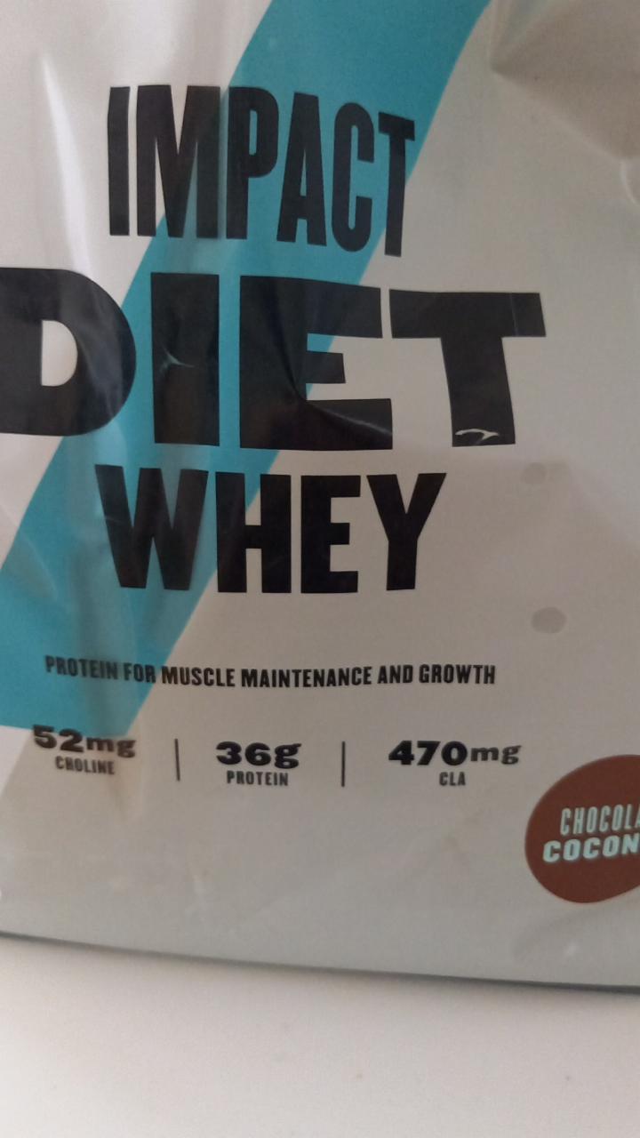 Fotografie - Impact Diet whey chocolate coconut