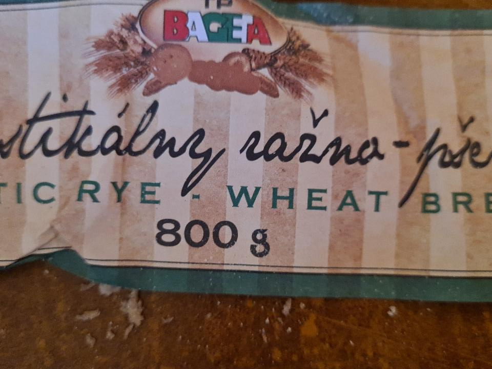 Fotografie - chlieb rustikálny ražno-pšeničný TP BAGETA