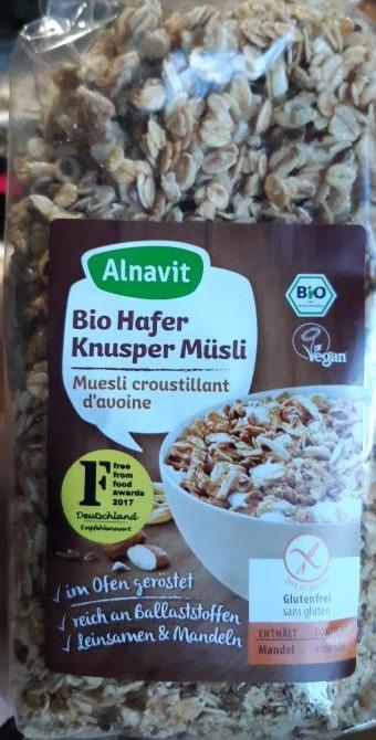 Fotografie - Bio Hafer Knusper Müsli