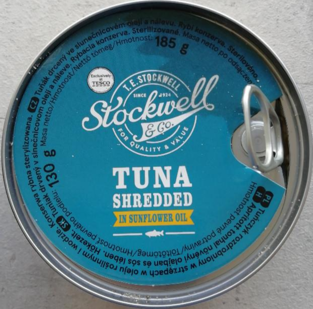 Fotografie - Tuna shredded in sunflower oil