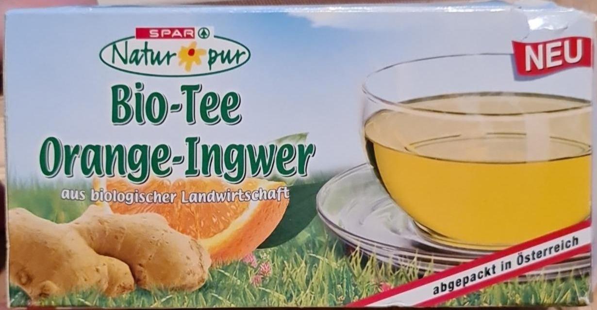 Fotografie - Bio-Tee Orange-Ingver Spar Natur pur