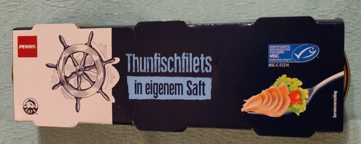 Fotografie - Thunfischfilets in eigenem Saft Penny