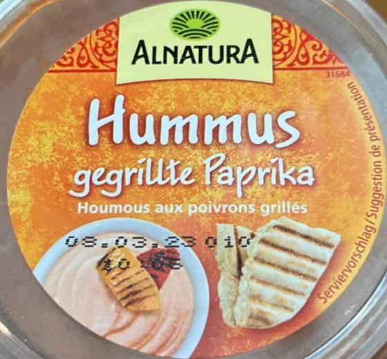 Fotografie - Hummus gegrillte Paprika Alnatura