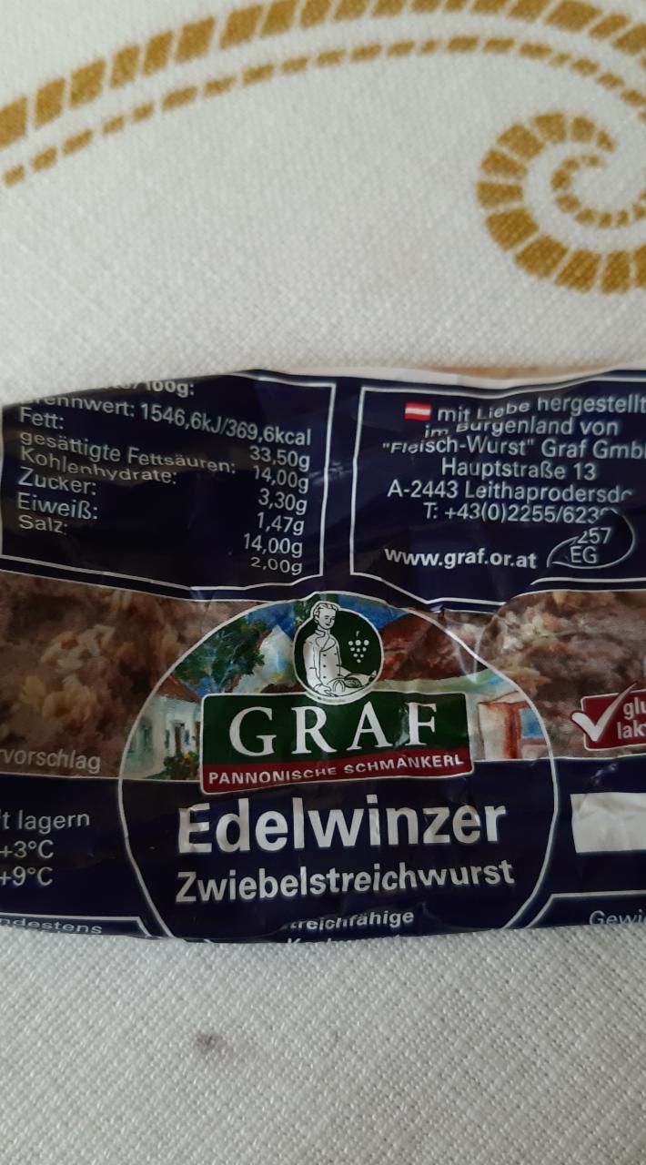 Fotografie - Edelwinzer Zwiebelstreichwurst