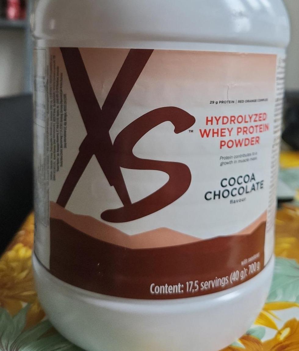 Fotografie - Hydrolyzed Whey Protein Powder Cocoa Chocolate flavour XS