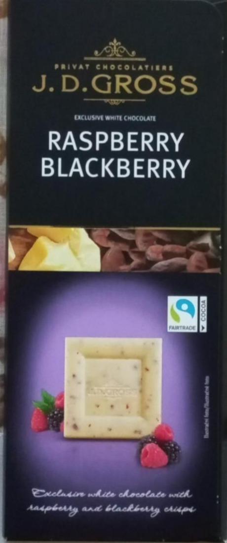 Fotografie - Exclusive White Chocolate Raspberry Blackberry J. D. Gross