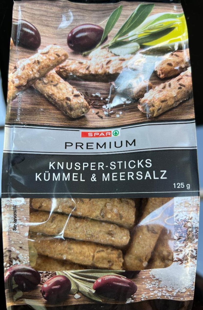 Fotografie - Knusper-Sticks Kümmel & Meersalz Spar Premium