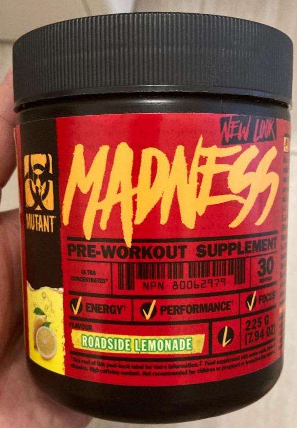 Fotografie - Madness Pre-Workout supplement Mutant