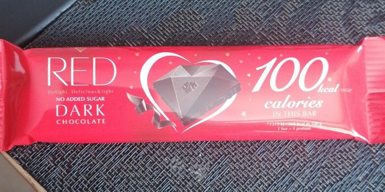 Fotografie - Dark Chocolate 100kcal Red Delight