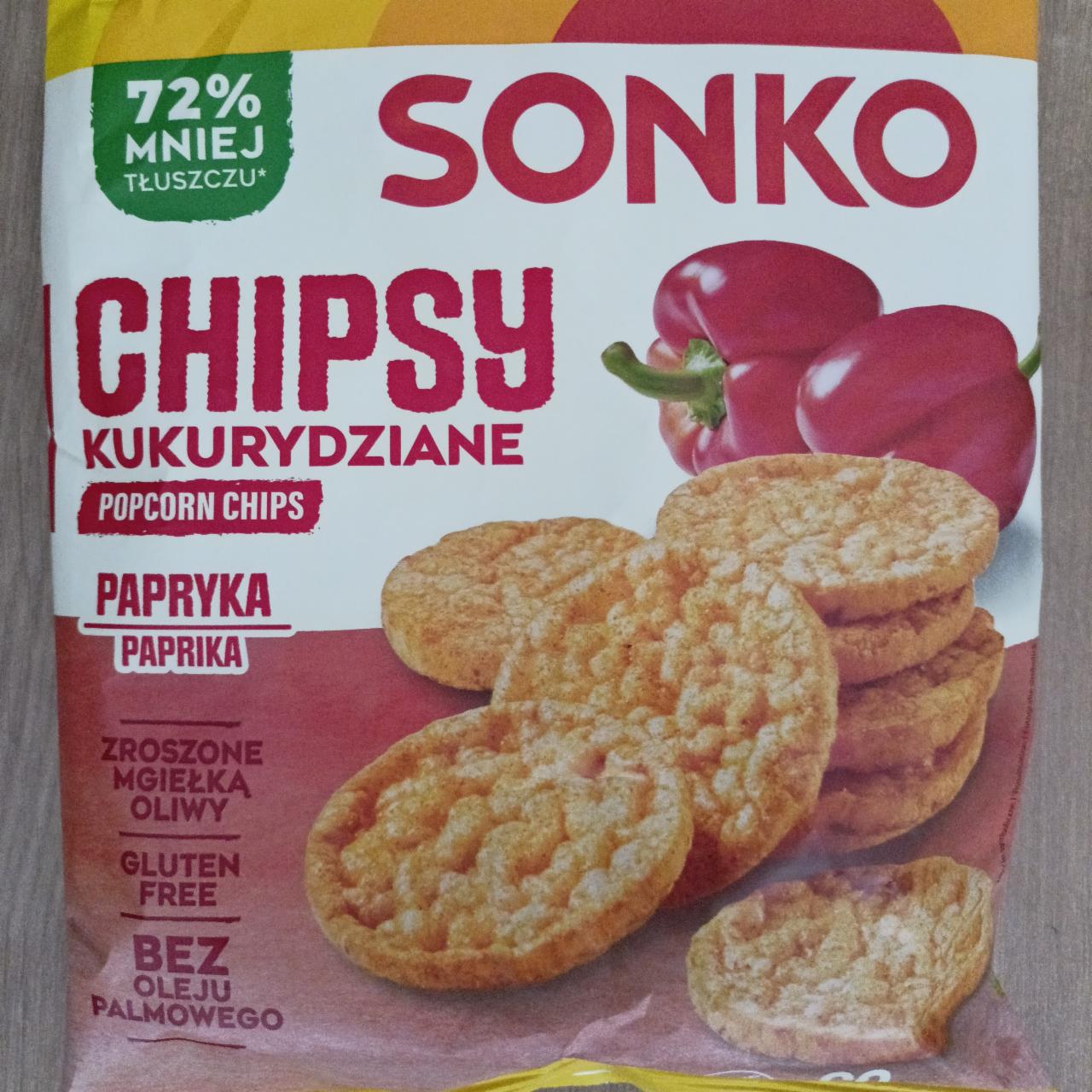 Fotografie - Sonko chipsy kukurydziane papryka