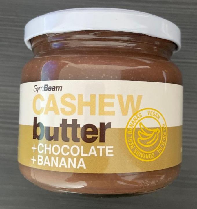 Fotografie - GymBeam Cashew butter + chocolate + banana