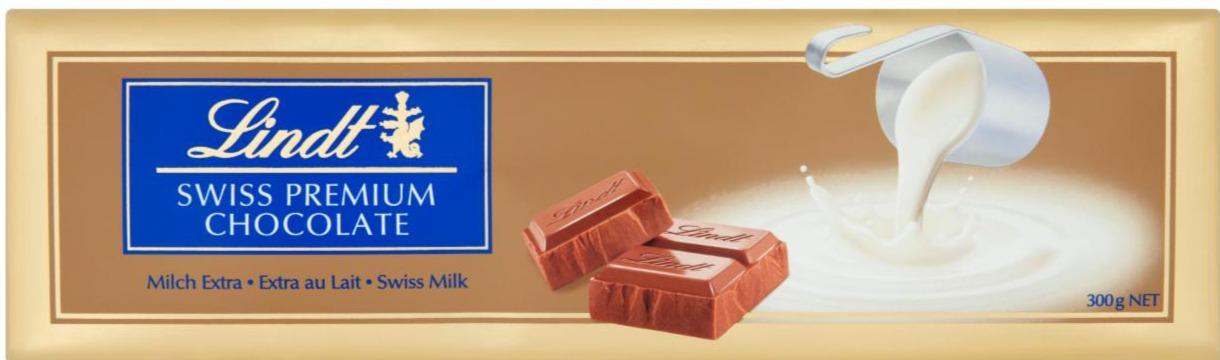 Fotografie - Lindt Swiss Premium chocolate mliečna čokoláda