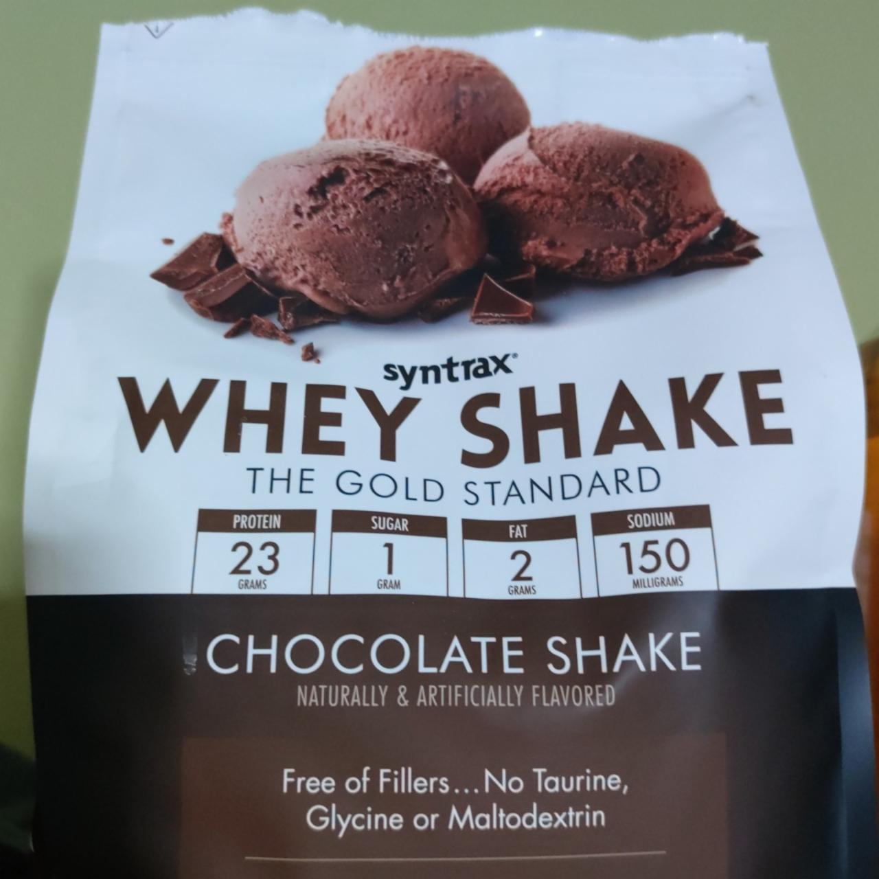 Fotografie - Whey Shake The Gold Standard Chocolate Syntrax