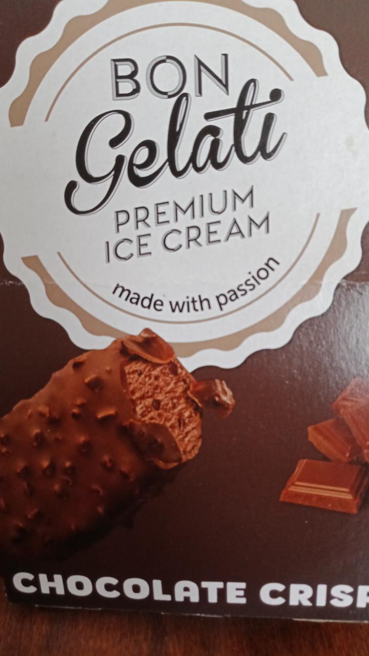 Fotografie - Bon Gellati Premium ice cream Chocolate crisp