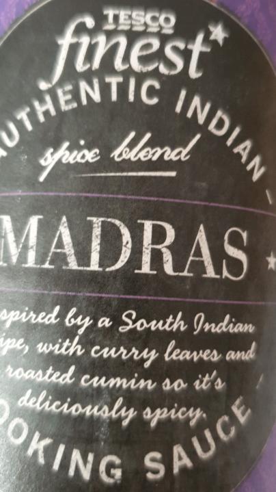 Fotografie - Tesco Finest Madras Cooking sauce