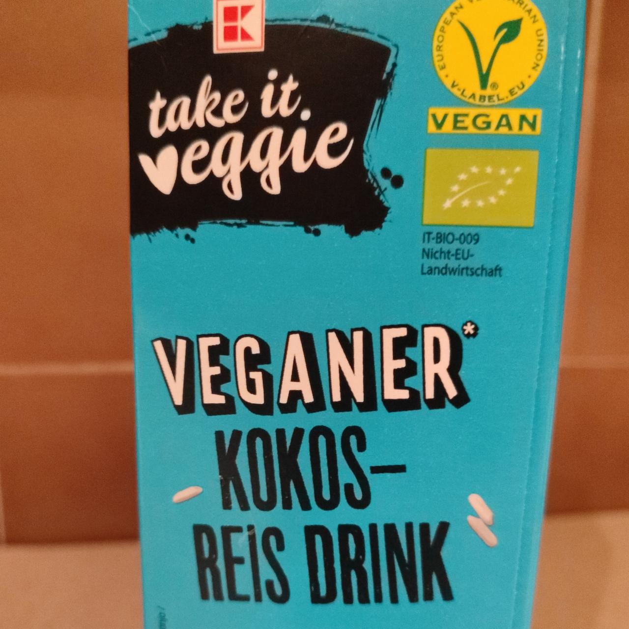 Fotografie - Veganer Kokos-Reis Drink K-take it veggie