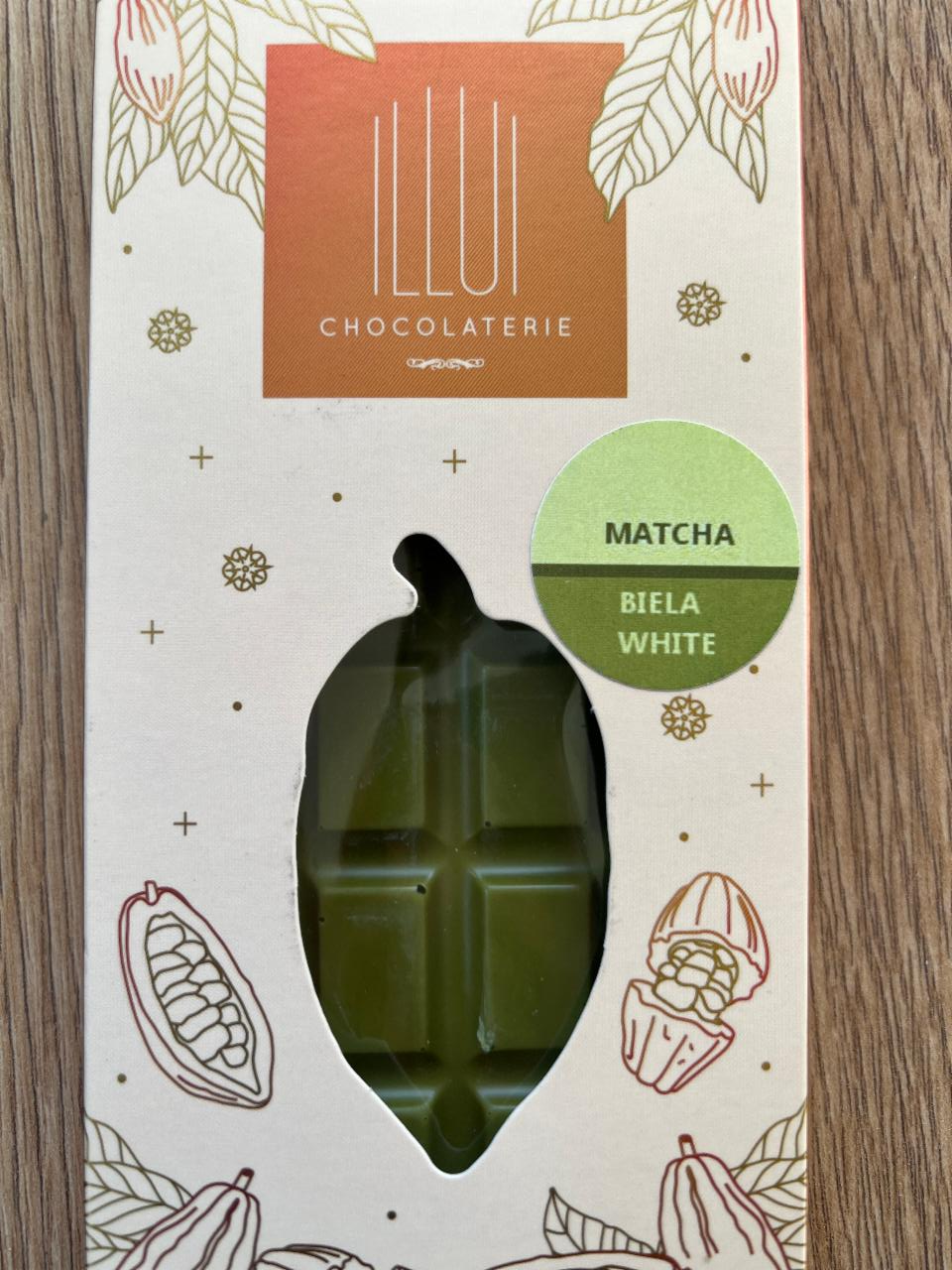 Fotografie - Biela čokoláda s Matcha čajom Illui