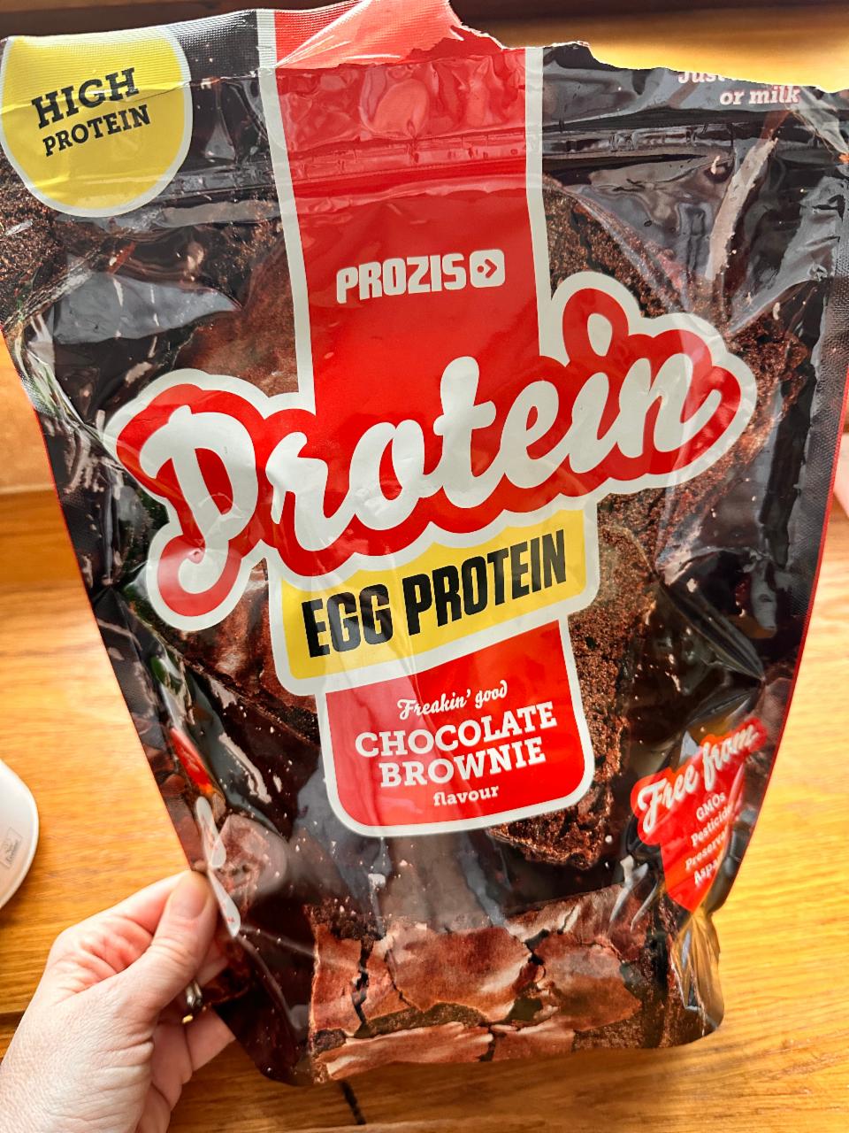 Fotografie - Protein Egg Protein Chocolate Brownie flavour Prozis