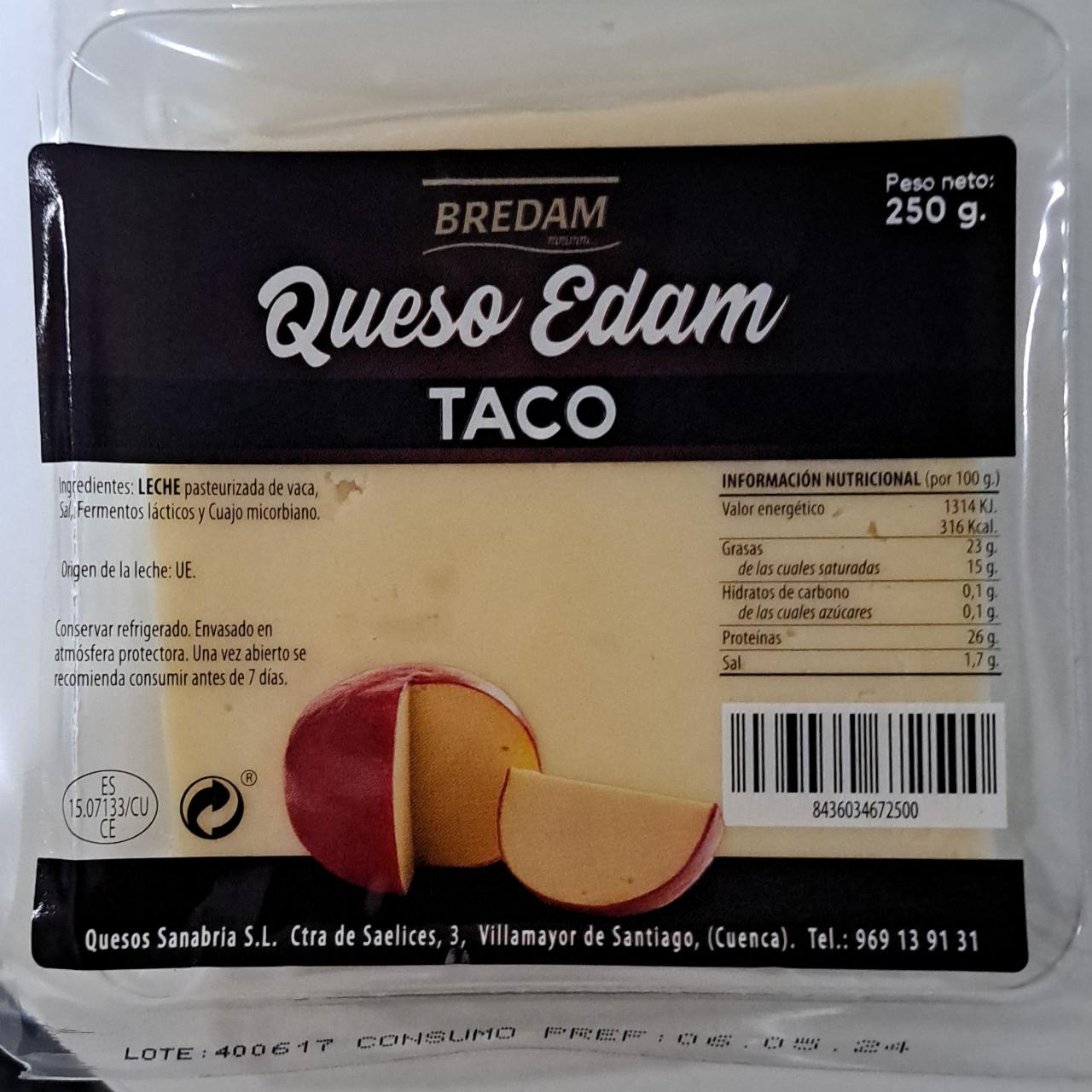 Fotografie - Queso Edam Taco Bredam