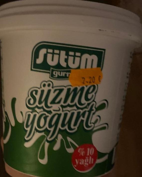 Fotografie - süzme yogurt Sütüm gurme