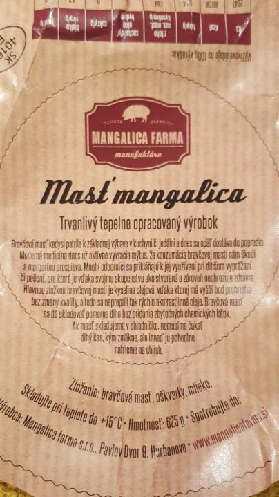 Fotografie - Masť mangalica