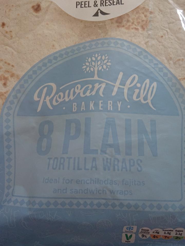 Fotografie - Rowan Hill 8 Plain Tortilla Wraps