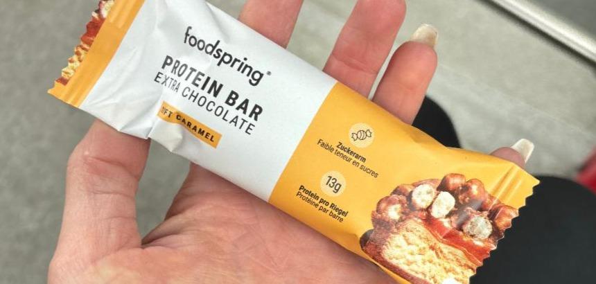 Fotografie - Protein bar extra chocolate soft caramel Foodspring