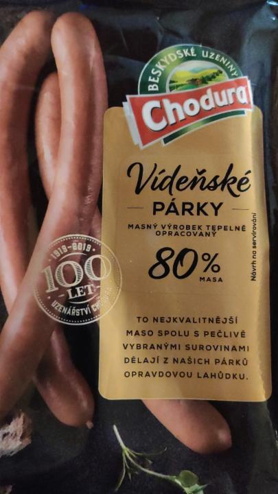 Fotografie - Vídeňské párky 80% Chodura