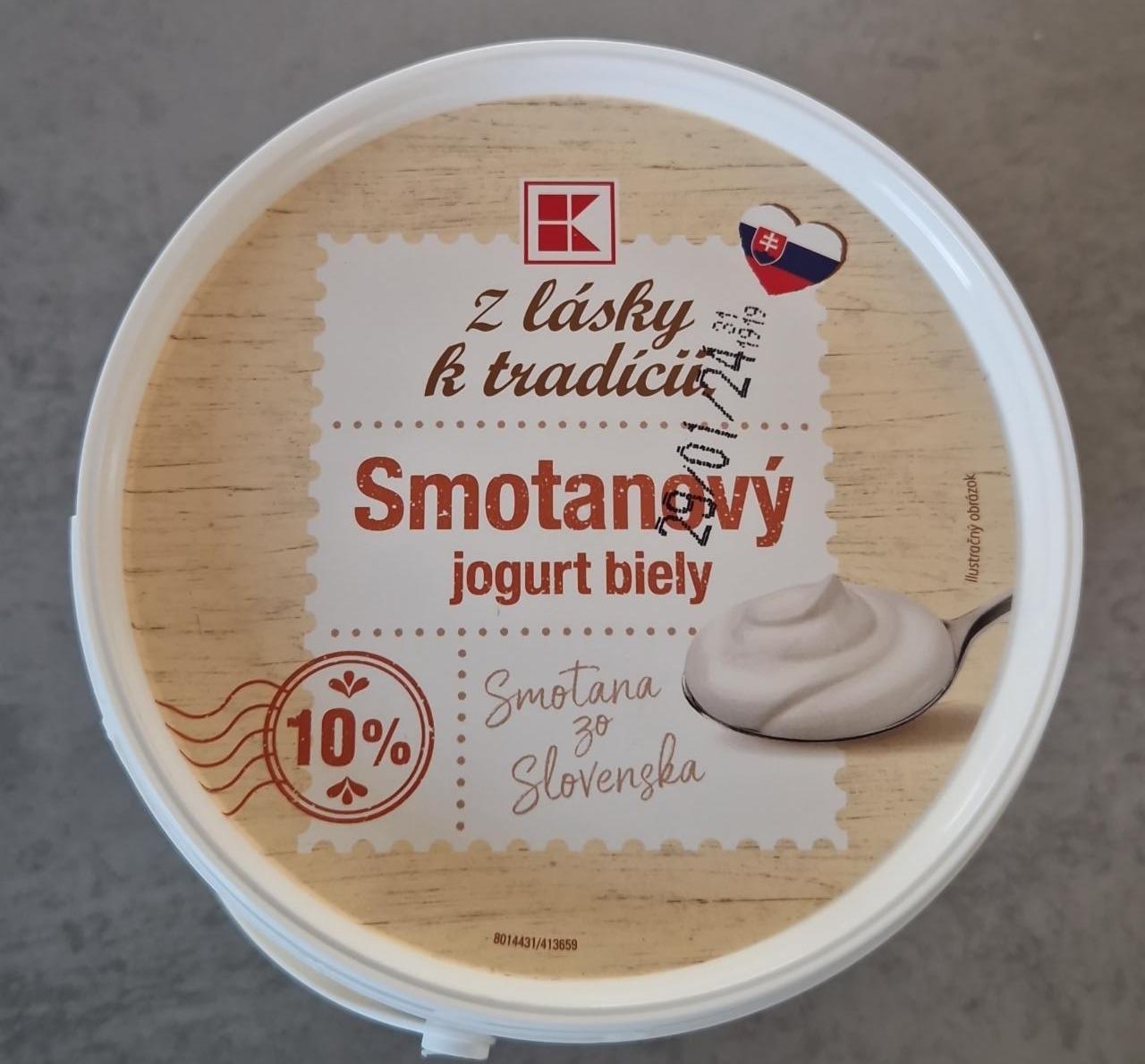 Fotografie - Smotanový jogurt biely 10% Z lásky k tradícii