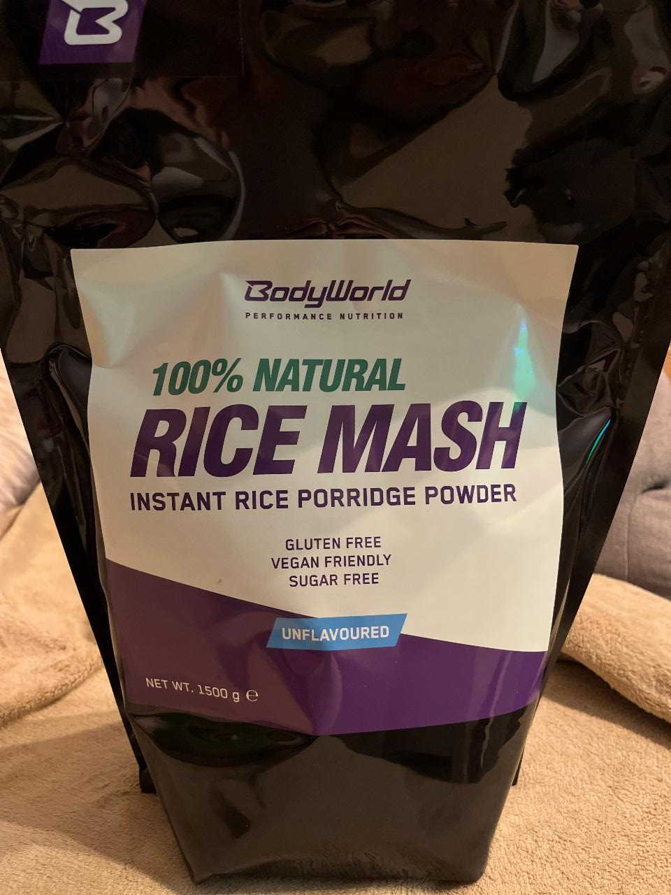 Fotografie - 100% Natural Rice Mash Unflavoured BodyWorld