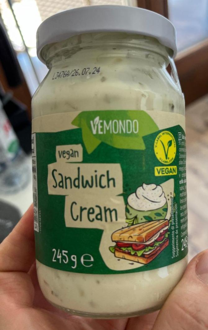 Fotografie - Vegan Sandwich Cream Vemondo