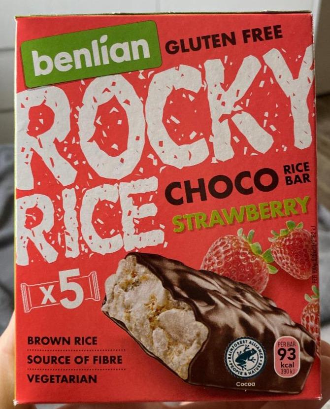 Fotografie - Rocky Rice Choco Strawberry Rice Bar