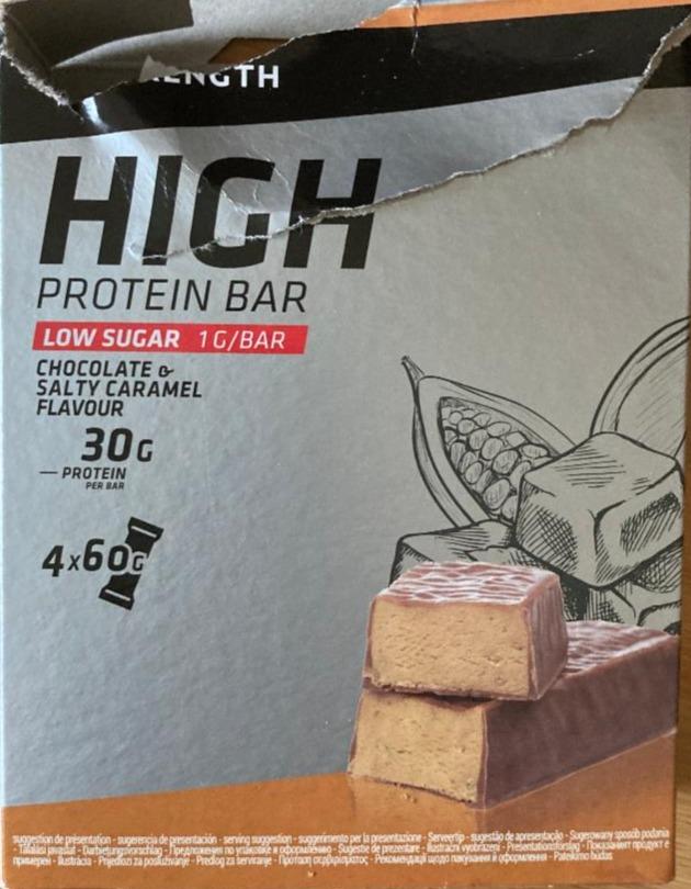 Fotografie - High protein bar chocolate & salty caramel flavour Decathlon