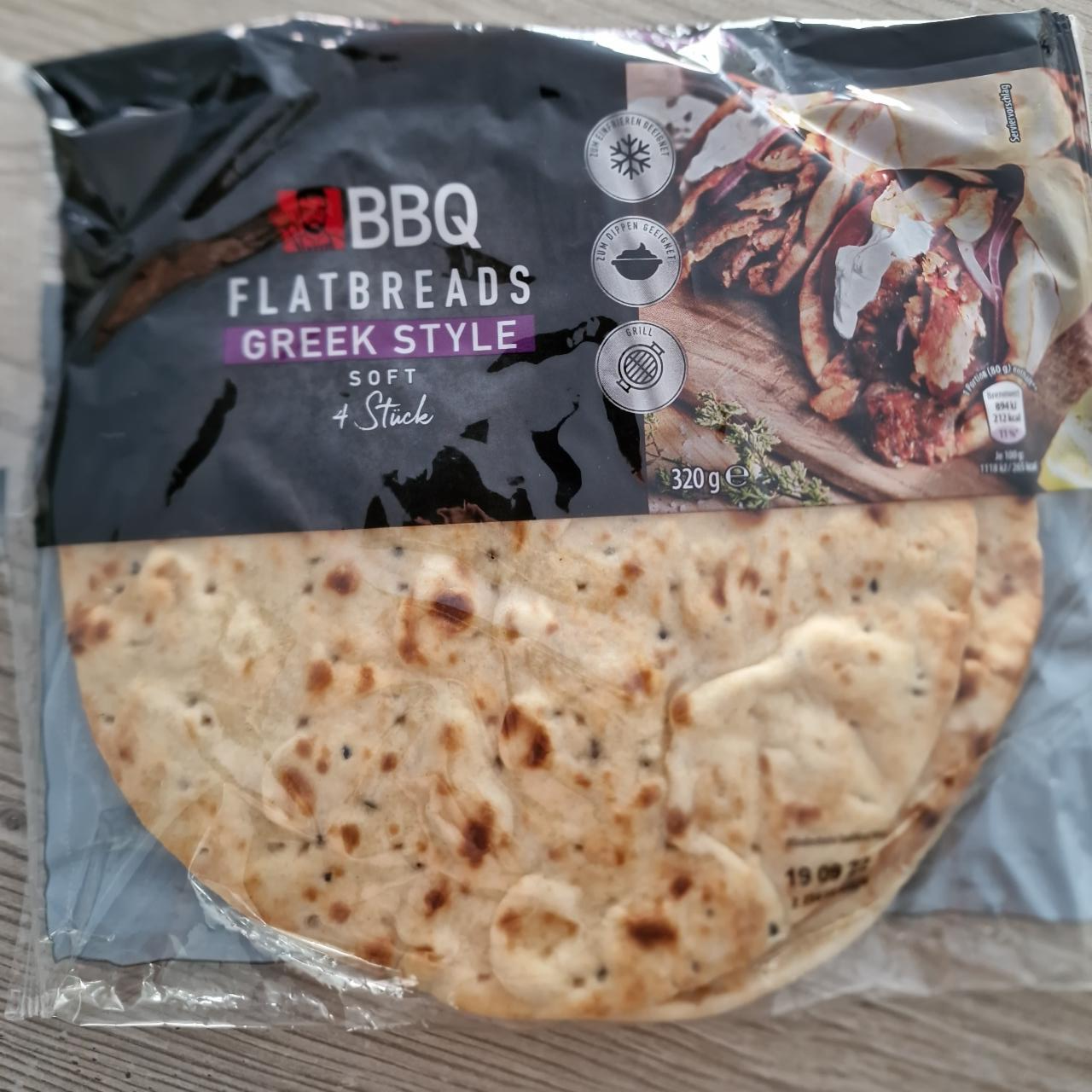 Fotografie - Flatbreads Greek Style Soft BBQ