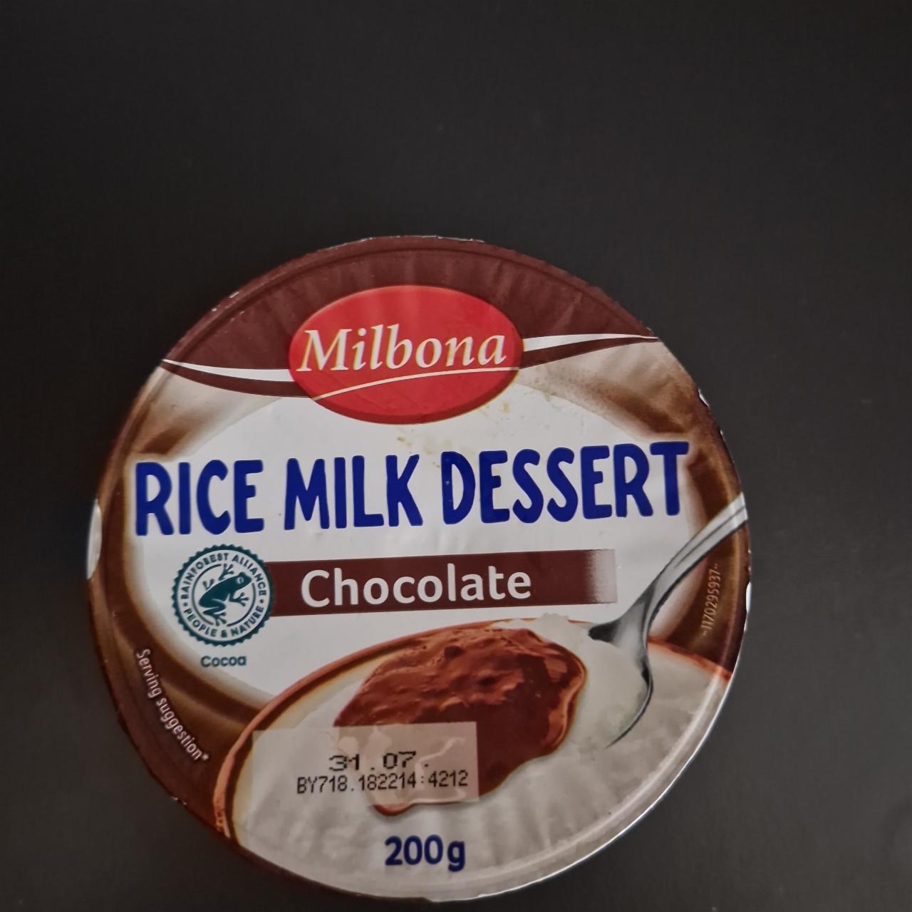 Fotografie - rice milk dessert milbona