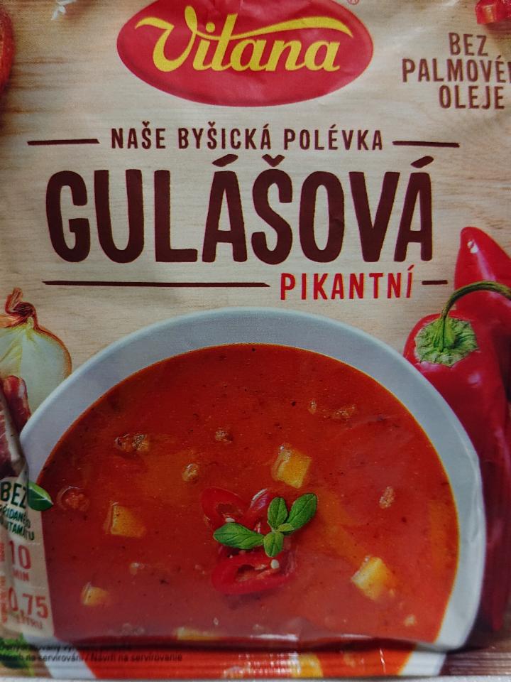 Fotografie - Gulášová pikantná polievka Vitana