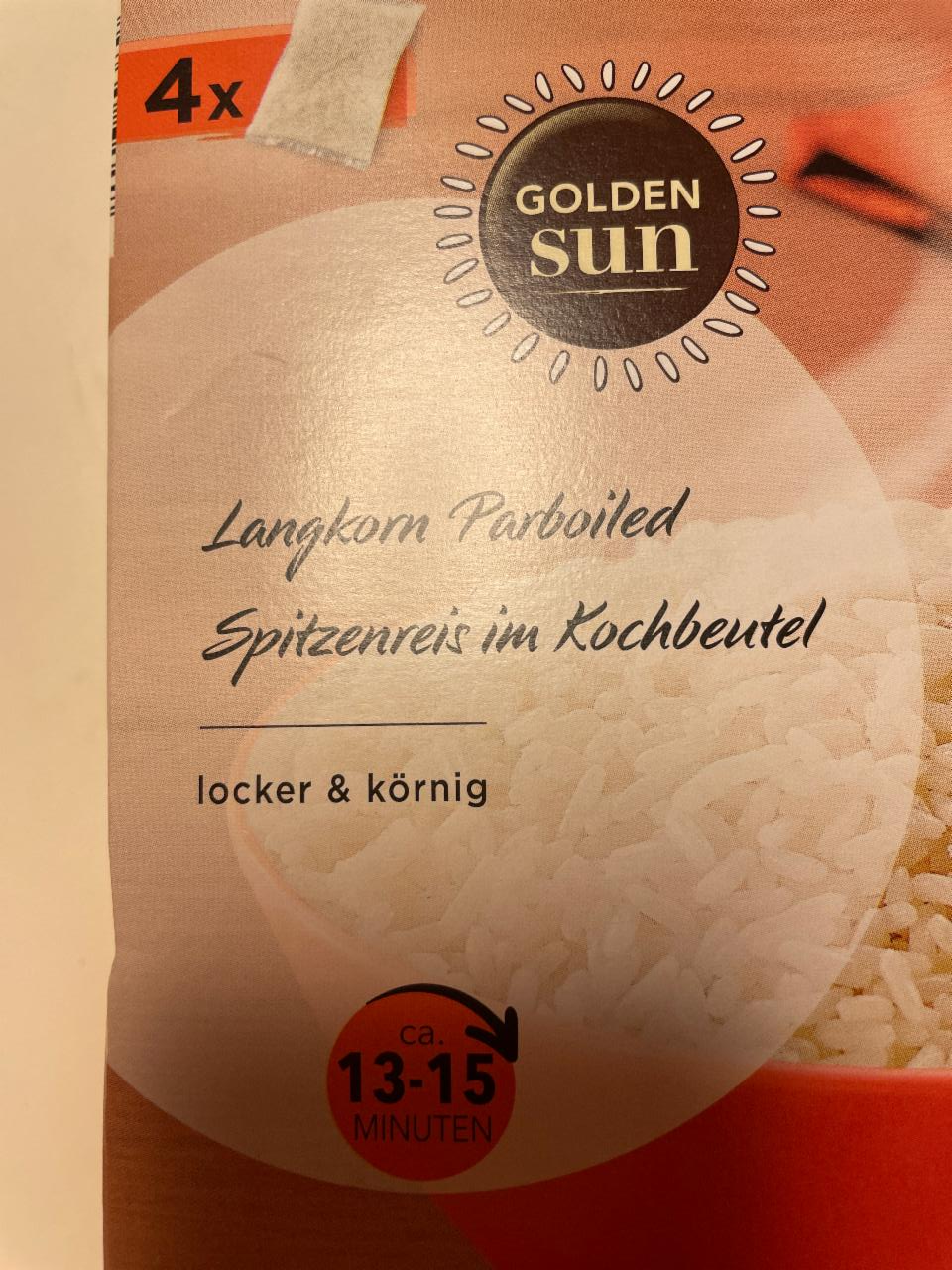 Fotografie - langkorn parboiled spitzenreis im kochbeutel lidl