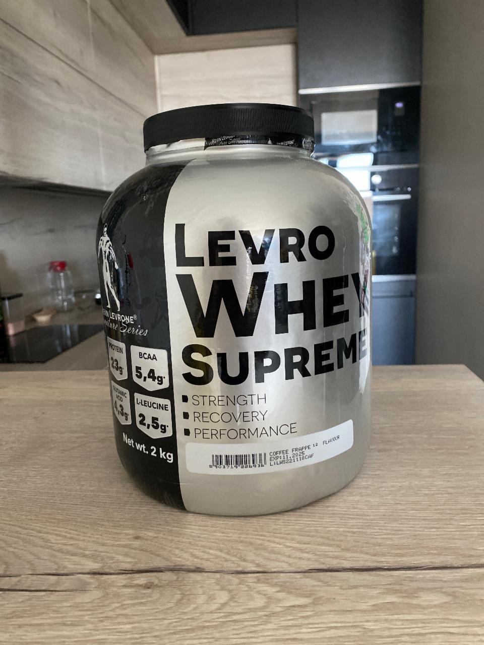 Fotografie - Whey Supreme Vanilla Levro