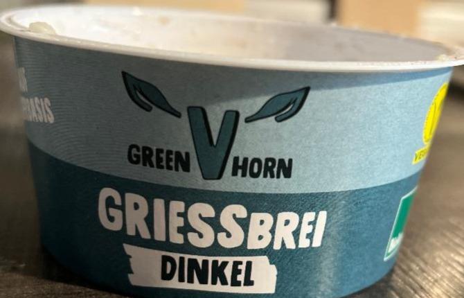 Fotografie - griessbrei dinkel Green Vhorn