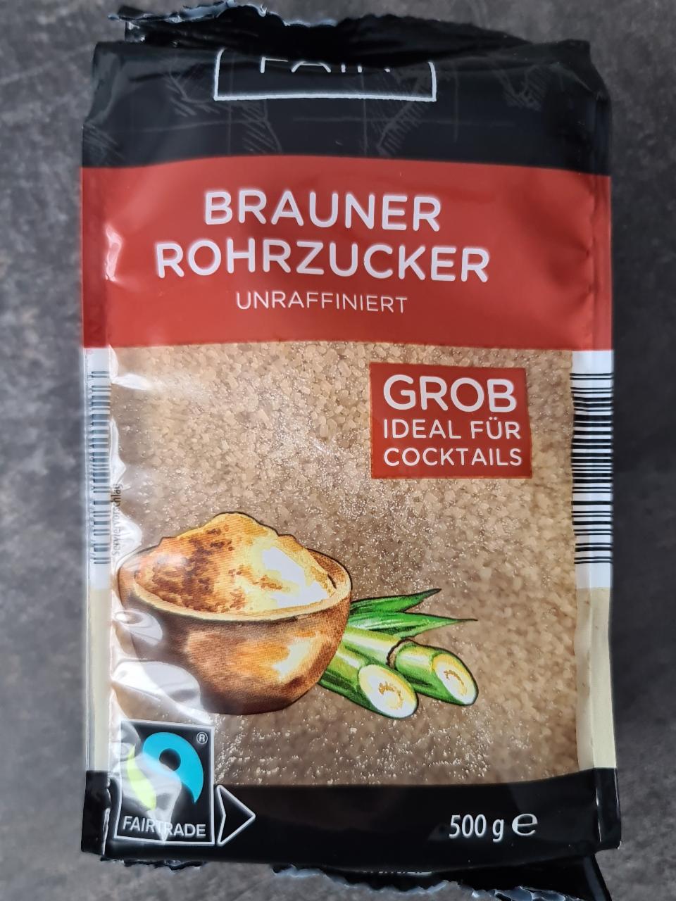 Fotografie - Brauner Rohrzucker