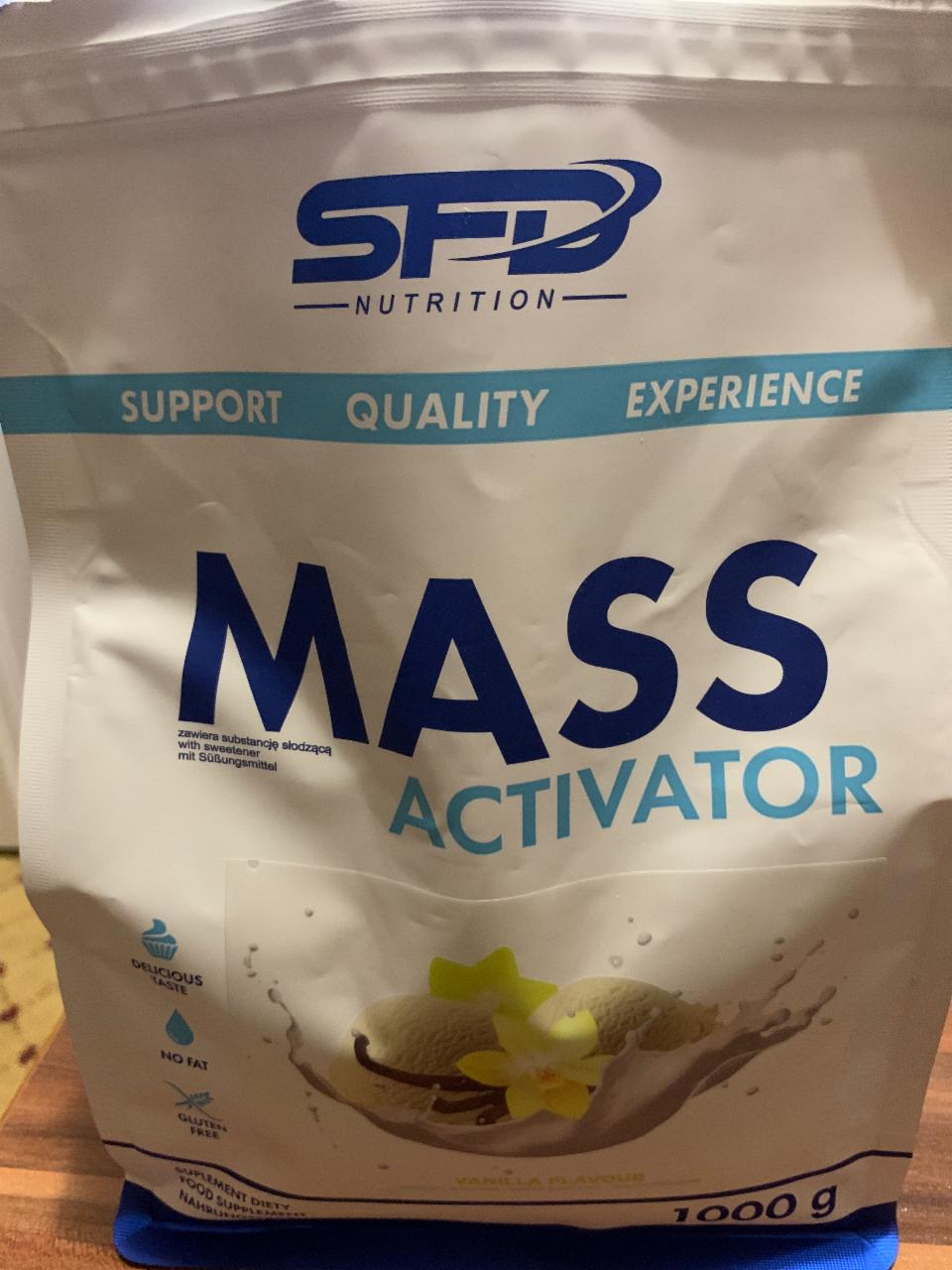 Fotografie - Mass Activator Vanilla SFD Nutrition
