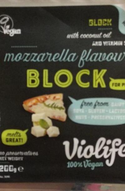 Fotografie - Mozzarella Flavour Block for Pizza Violife