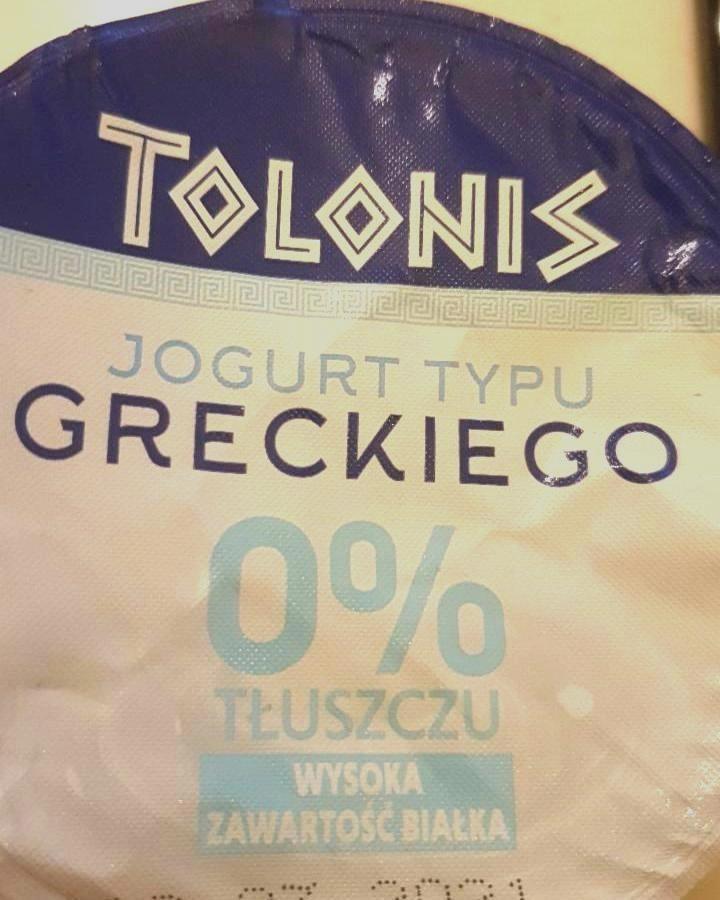 Fotografie - Jogurt typu greckiego 0% tłuszczu (Jogurt grécky naturálny) Tolonis