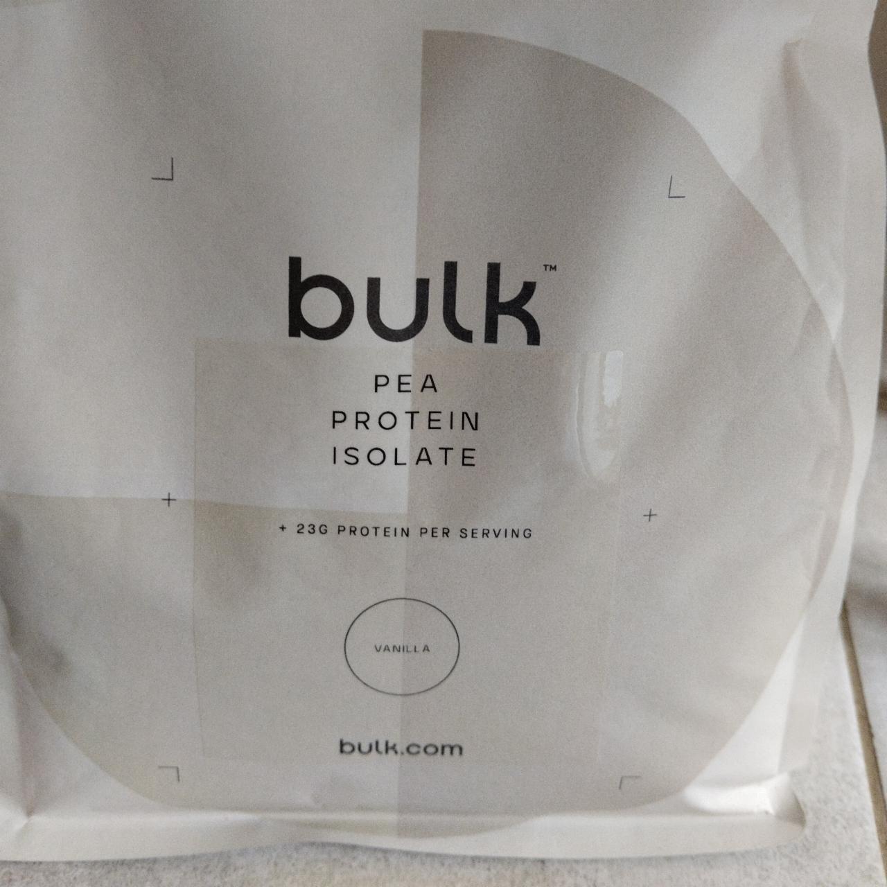 Fotografie - Pea protein isolate Vanilla Bulk